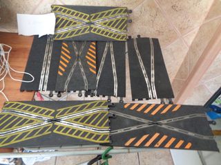 lote 52 pistas de scalextric contine 6 rectas, 7