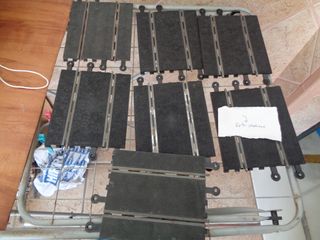 lote 52 pistas de scalextric contine 6 rectas, 7