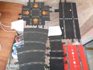 lote 52 pistas de scalextric contine 6 rectas, 7