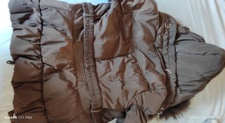 Parka mujer color marron
