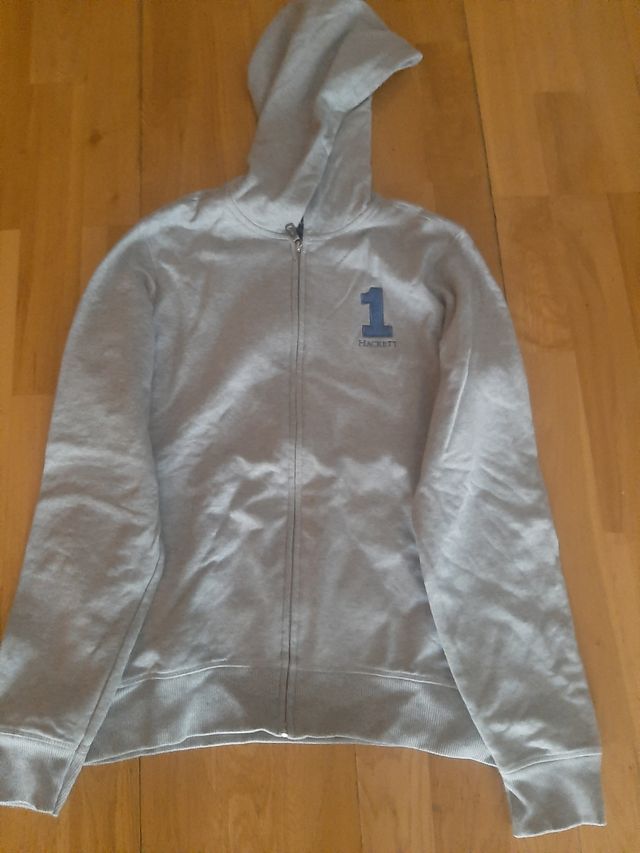 Sudadera gris Hackett niño talla 13 - 14 años