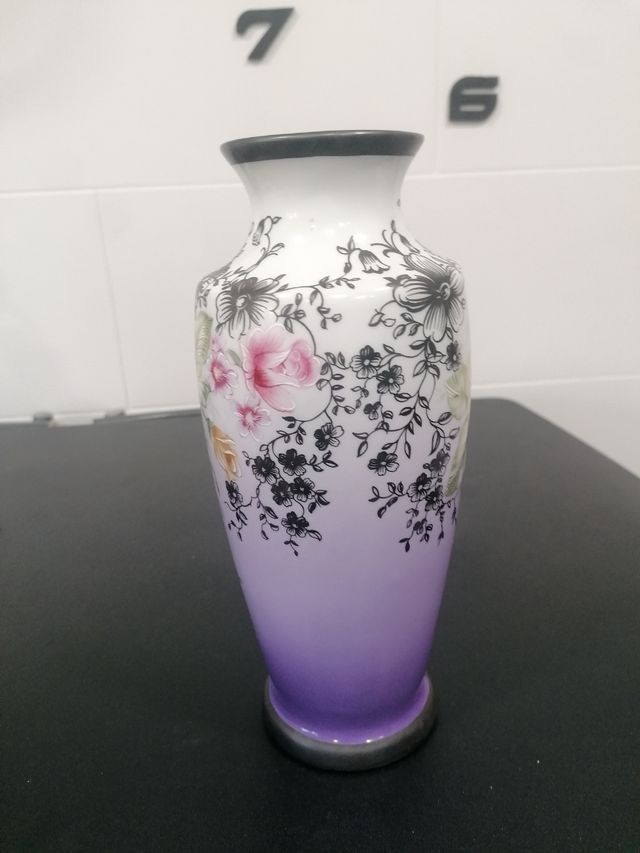 Vaso boemo, argento sterling 1000