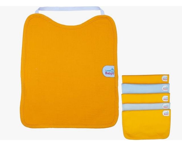 Pack 5 baberos de bebé impermeables
