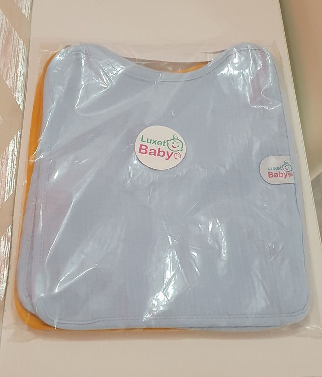 Pack 5 baberos de bebé impermeables