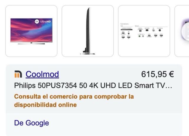 Smart TV Philips 4K UHD LED 50” ambilight