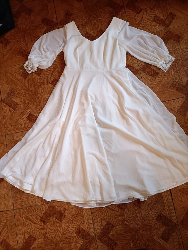 Vestido de novia midi