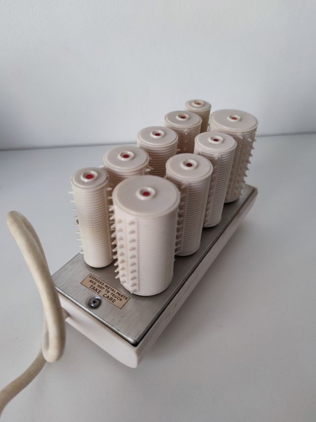 Rizador de pelo vintage funcionando!