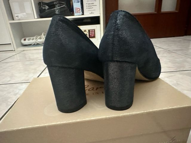 Scarpa con Tacco Donna blu 