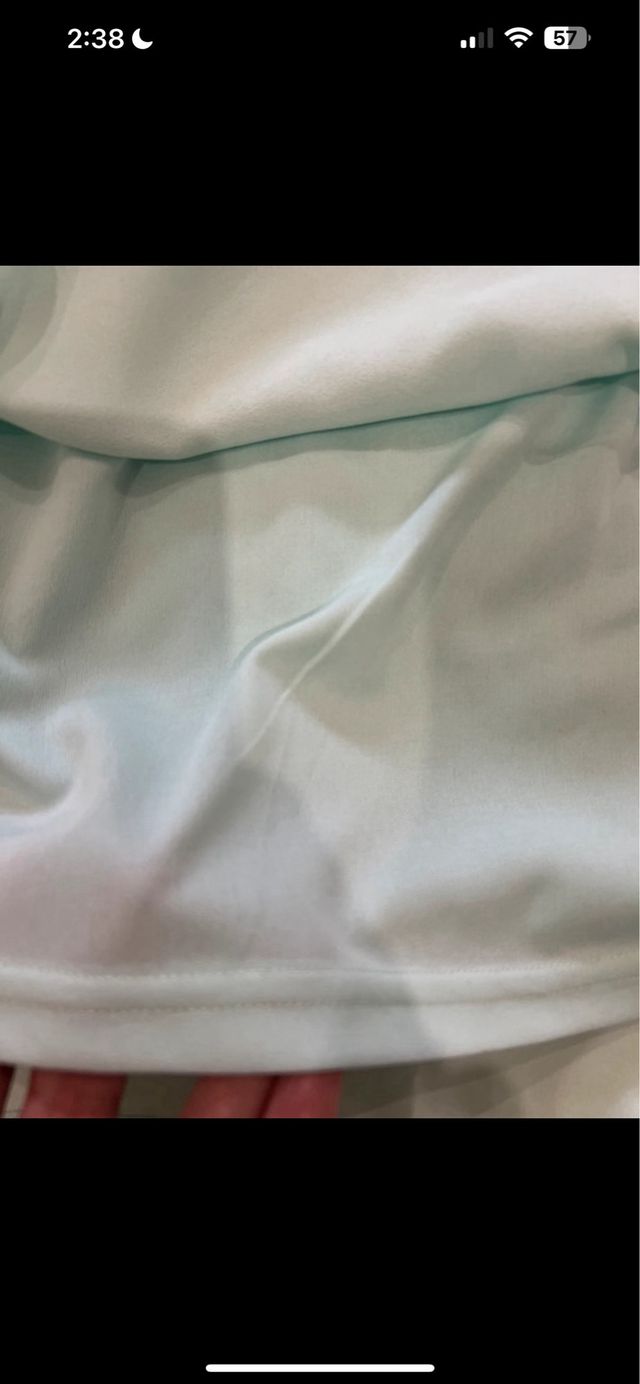 Suite Blanco Vestido tirante Verde Menta