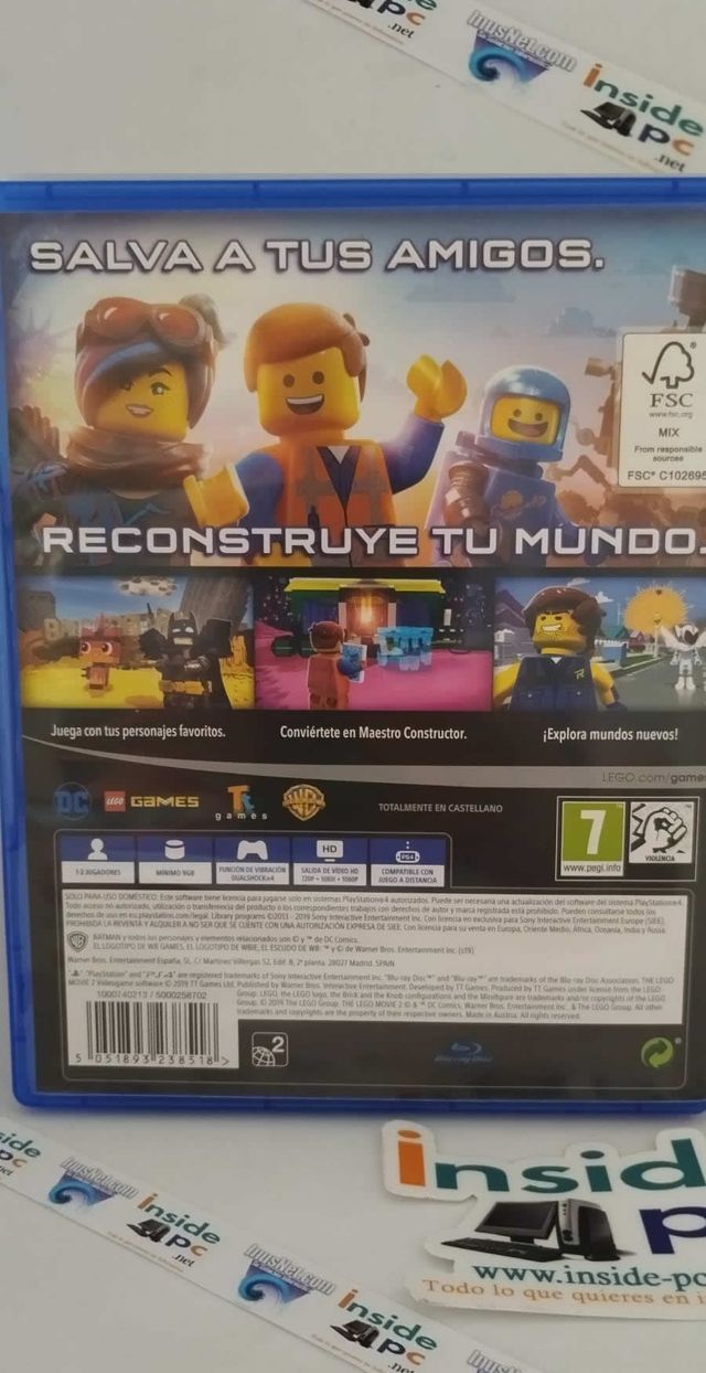 Juego PS4 LEGO LA PELICULA El Videojuego