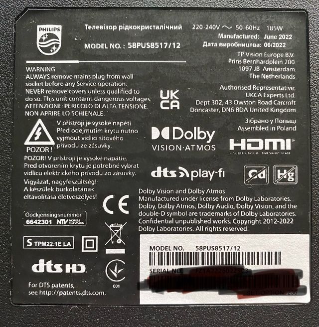 FUENTE PHILIPS 715GC529-P02-000-B03R