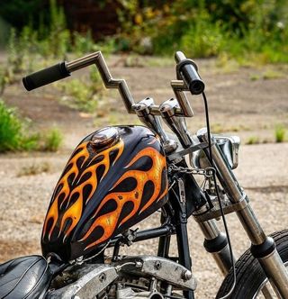 Manillar moto chopper Harley davidson