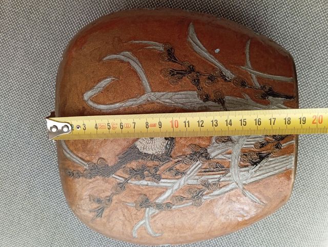 Jarrón bronce lacado