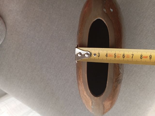 Jarrón bronce lacado