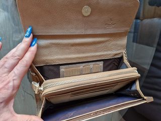 Bolso de cuero genuino de cocodrilo. New