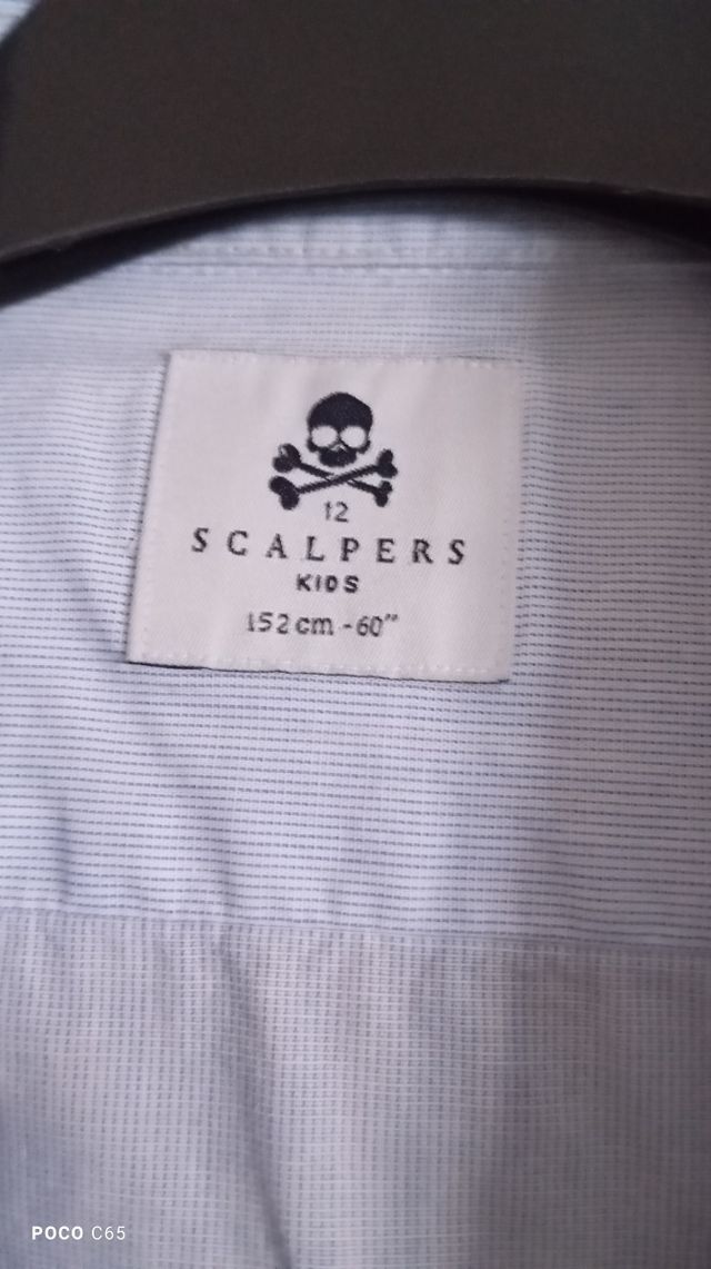 Camicia blu Scalpers taglia 12 152 cm