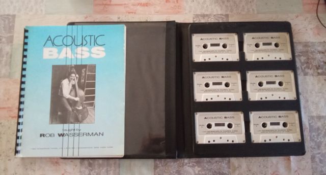 ACOUSTIC BASS ROB WASSERMAN LIBRO+6 CASSETTES.
