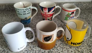 Coleccion 6 tazas o jarras de desayuno