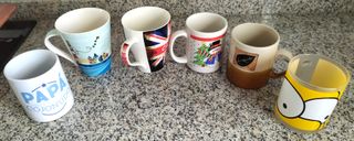 Coleccion 6 tazas o jarras de desayuno