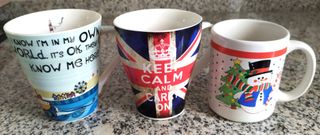 Coleccion 6 tazas o jarras de desayuno