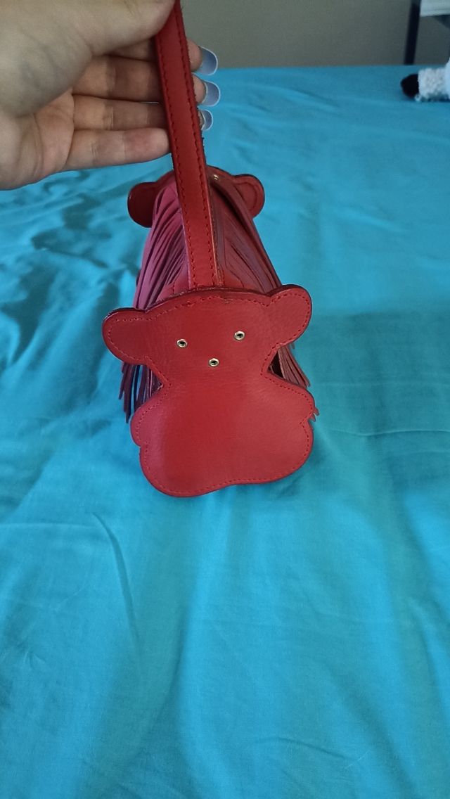 Bolso TOUS de piel con flecos