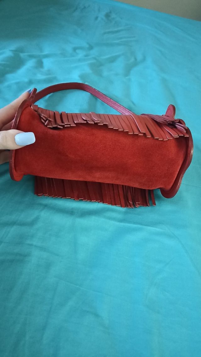 Bolso TOUS de piel con flecos