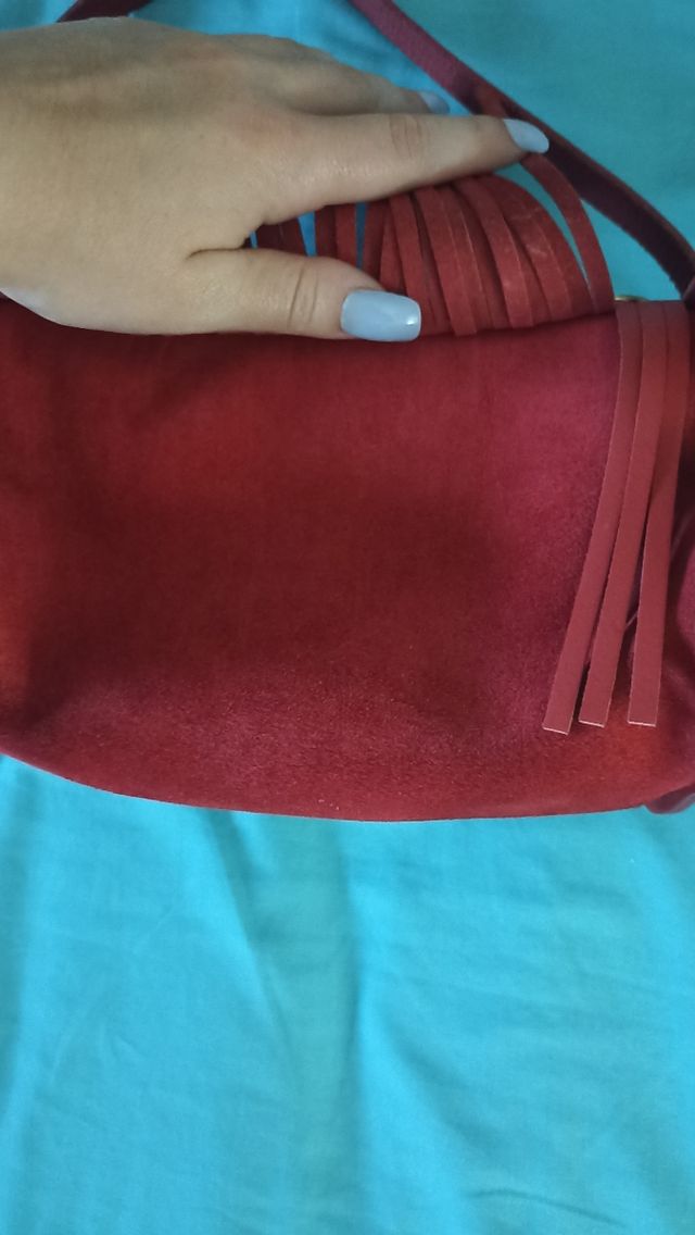 Bolso TOUS de piel con flecos