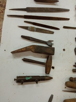 HERRAMIENTAS ANTIGUAS ARTESANALES LOTE