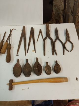 HERRAMIENTAS ANTIGUAS ARTESANALES LOTE