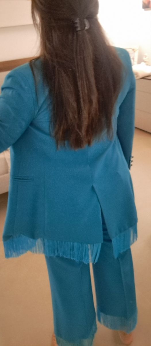 Tailleur donna verde acqua