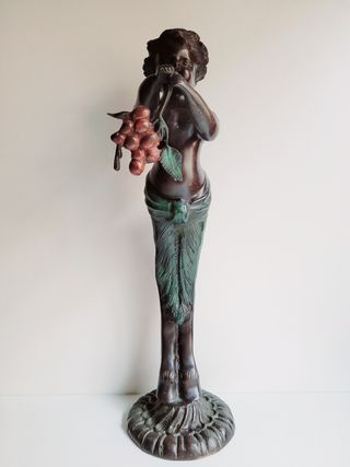 ANTIGUA ESCULTURA DE BRONCE FAUNO SÁTIRO SIGLO XIX