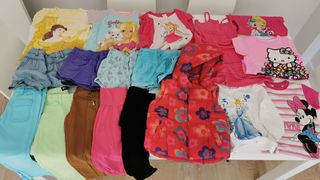 18 Peças de roupa Menina 4-5 Anos