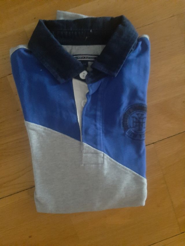 Polo manga larga tommy hilfiger 12 - 14 años