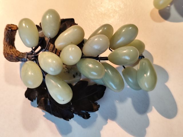 Uvas decorativas de Cristal Vintage 