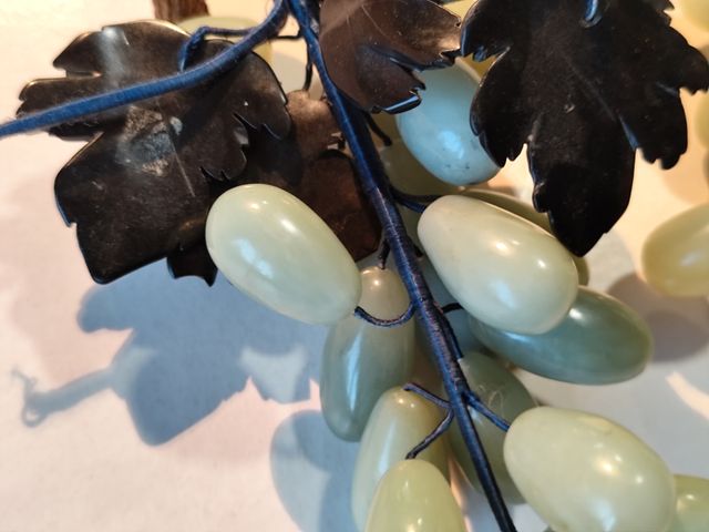 Uvas decorativas de Cristal Vintage 