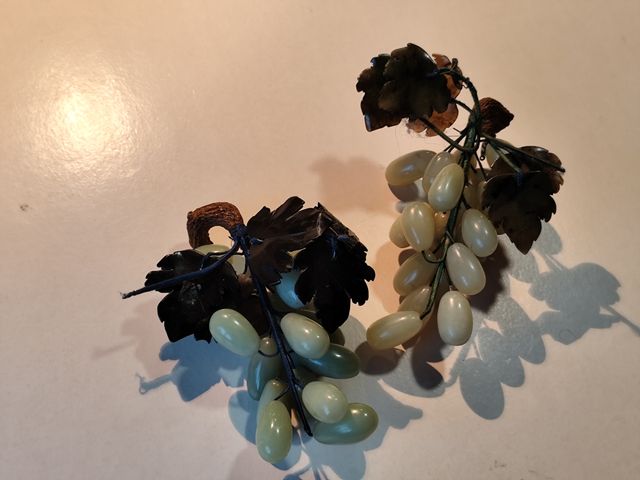 Uvas decorativas de Cristal Vintage 