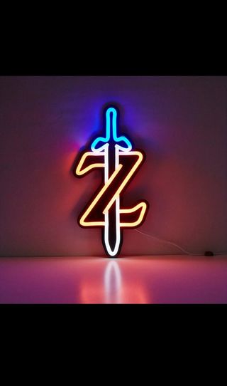 NEON LOGO ZELDA , NUEVO