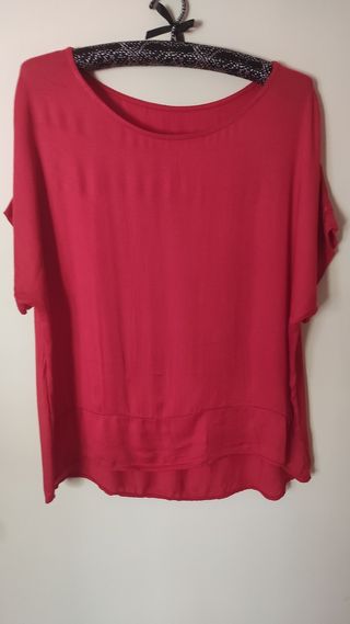 Blusa ligera color rojo