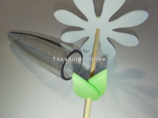 OFERTA SET FLOR Y FLORERO BEETLE JARRÓN MARGARITA 
