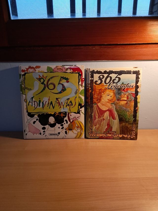 Pack 2 libros 365 leyendas y adivinanzas