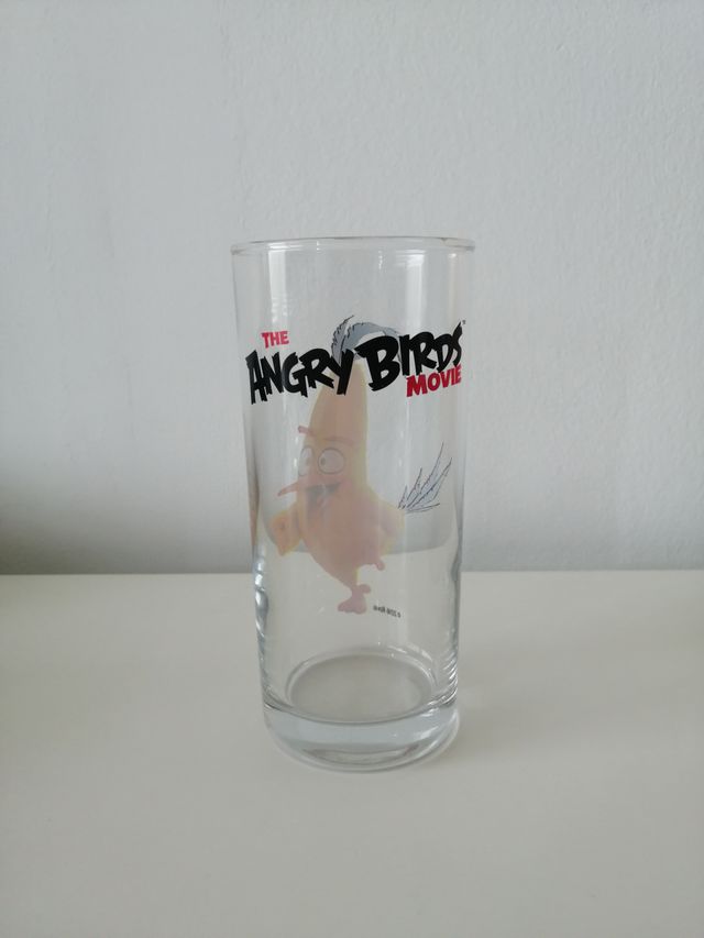 Vaso largo Angry Birds