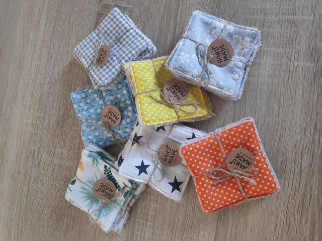 Toallitas desmaquillantes reutilizables