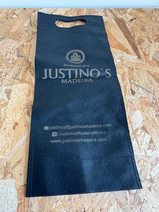 Saco de garrafa de vinho Justino’S wines