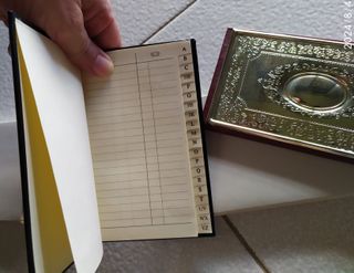 agendine vintage in argento
