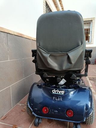 Silla ruedas eléctrica.