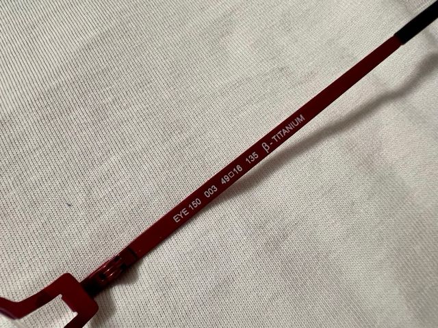 Montatura per occhiali da vista in titanio nuova