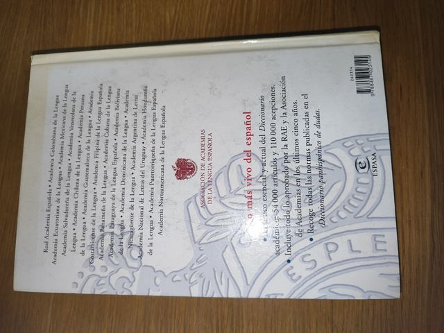 Diccionario esencial palabra española