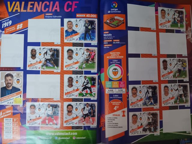 Álbum La liga"Panini" 2022-2023