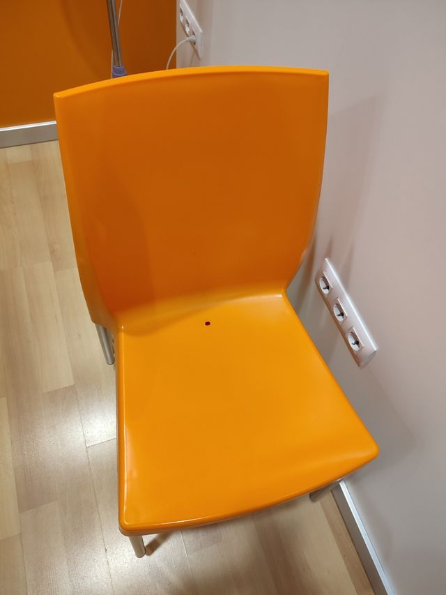 Sillas plástico color