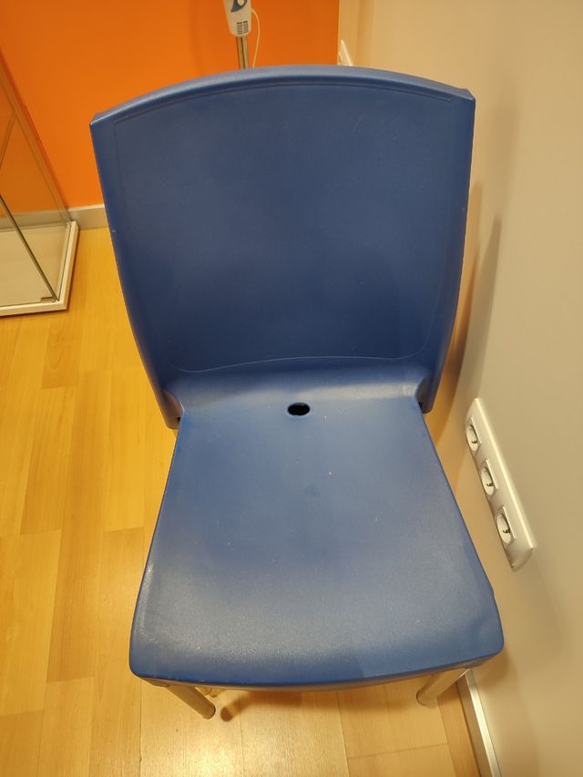 Sillas azul